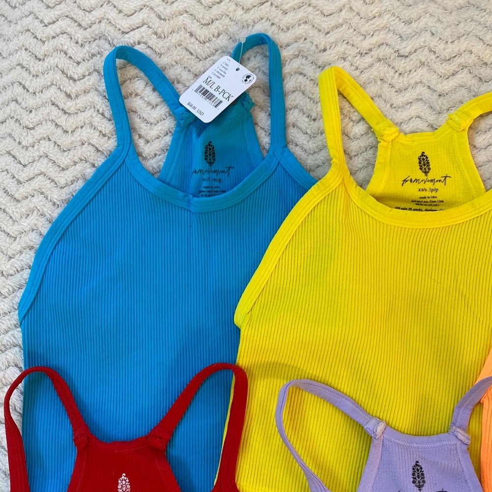 NEW🌺Free people summer colors happiness run crop tank - Picture 7 of 17